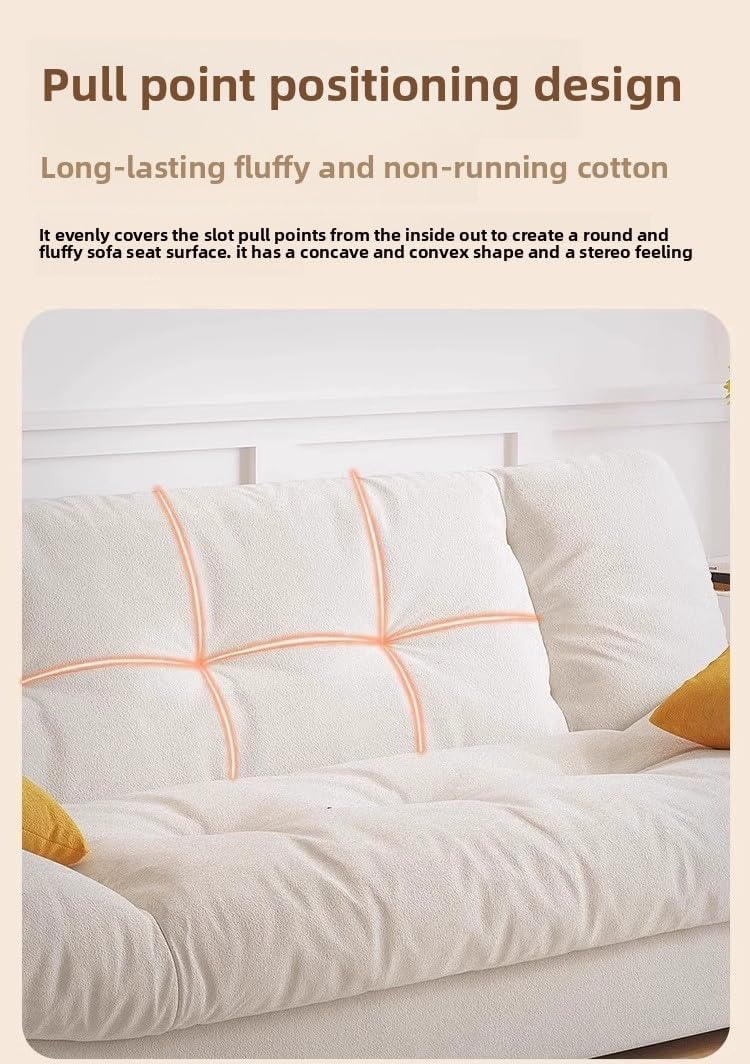 Aroma Homes Modern 3-Seater Convertible Sofabed - Dark Blue - Image 5